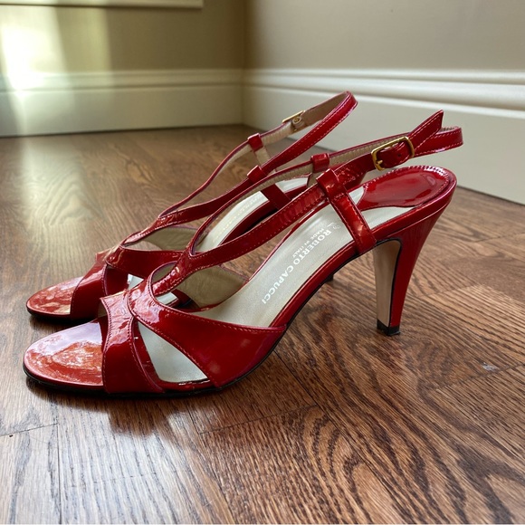 Roberto Capucci red heels - size 9 - Picture 3 of 4